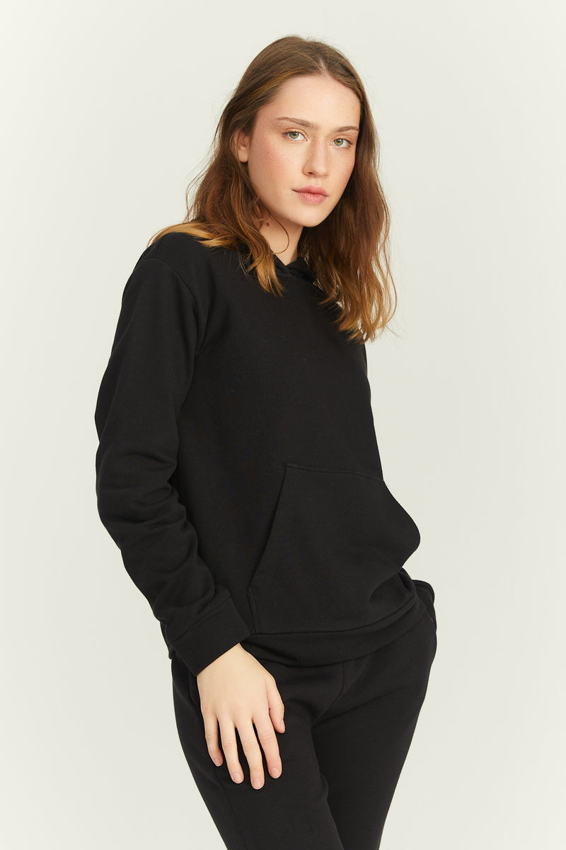 Siyah Basic Sweatshirt