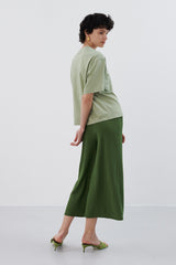 Yeşil AURIC Nakışlı Oversize T-shirt