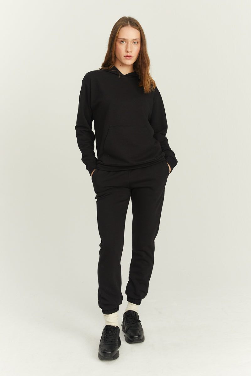 Siyah Basic Sweatshirt