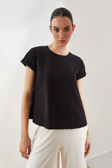 Siyah Basic Comfy T-shirt