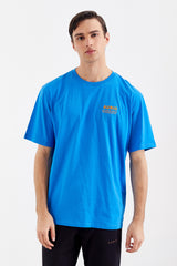 Mavi AURIC Nakışlı Oversize Erkek T-Shirt