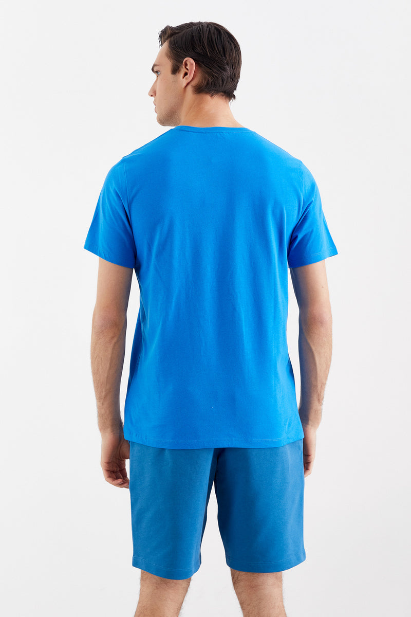 Mavi AURIC Baskılı Basic Pamuk Erkek T-Shirt
